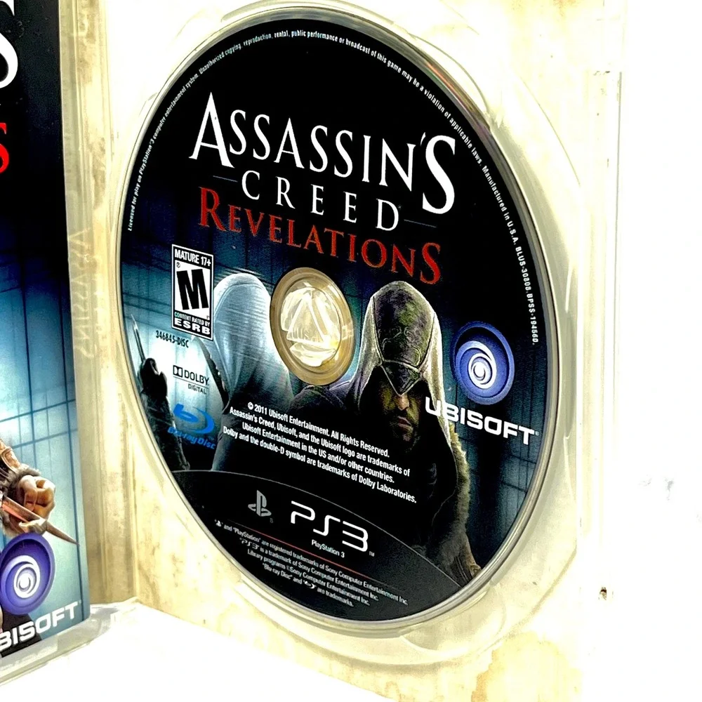 Assassin's Creed Revelations PS3 PlayStation 3 Black Label Complete CIB Tested